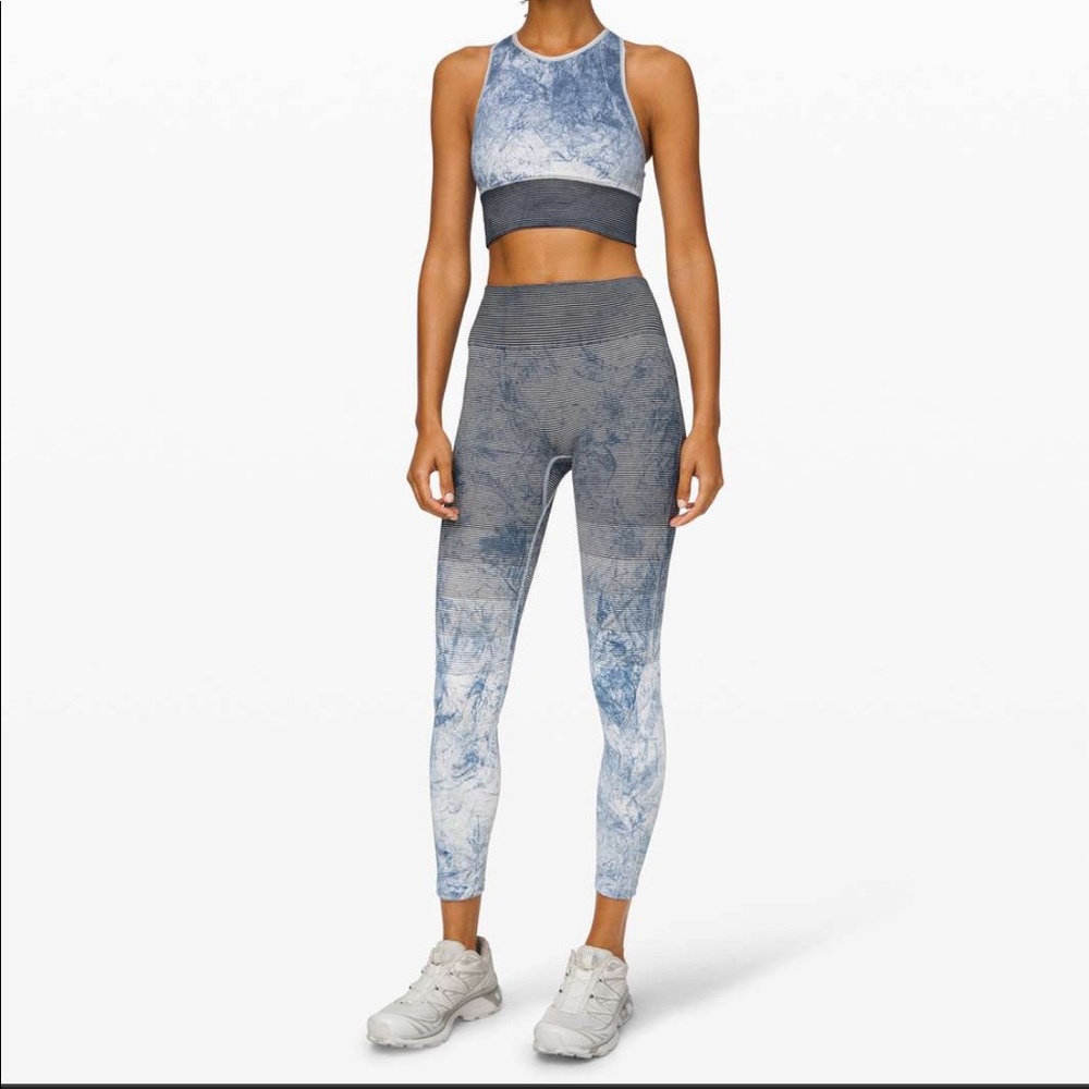 NWT lululemon Ebb to Train Tight Wash leggings